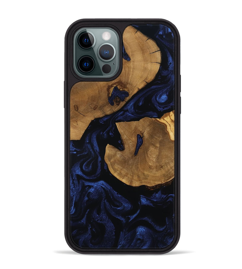 iPhone 12 Pro Max Wood Phone Case - Almon (Ancient Olive, 797658)