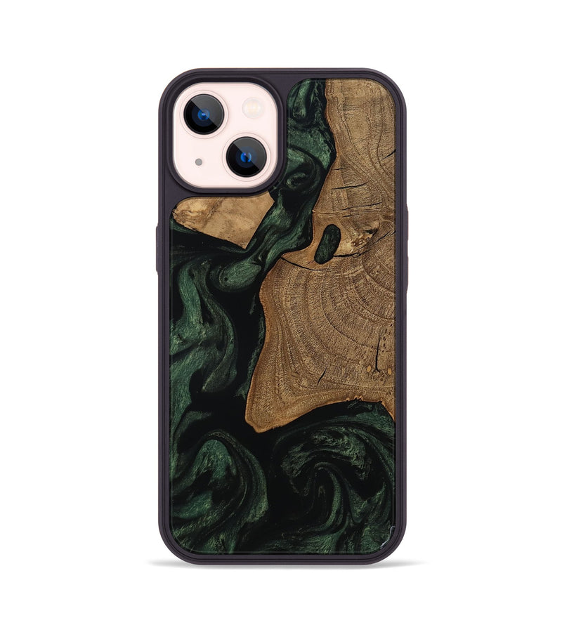 iPhone 14 Wood Phone Case - Kolby (Ancient Olive, 797659)