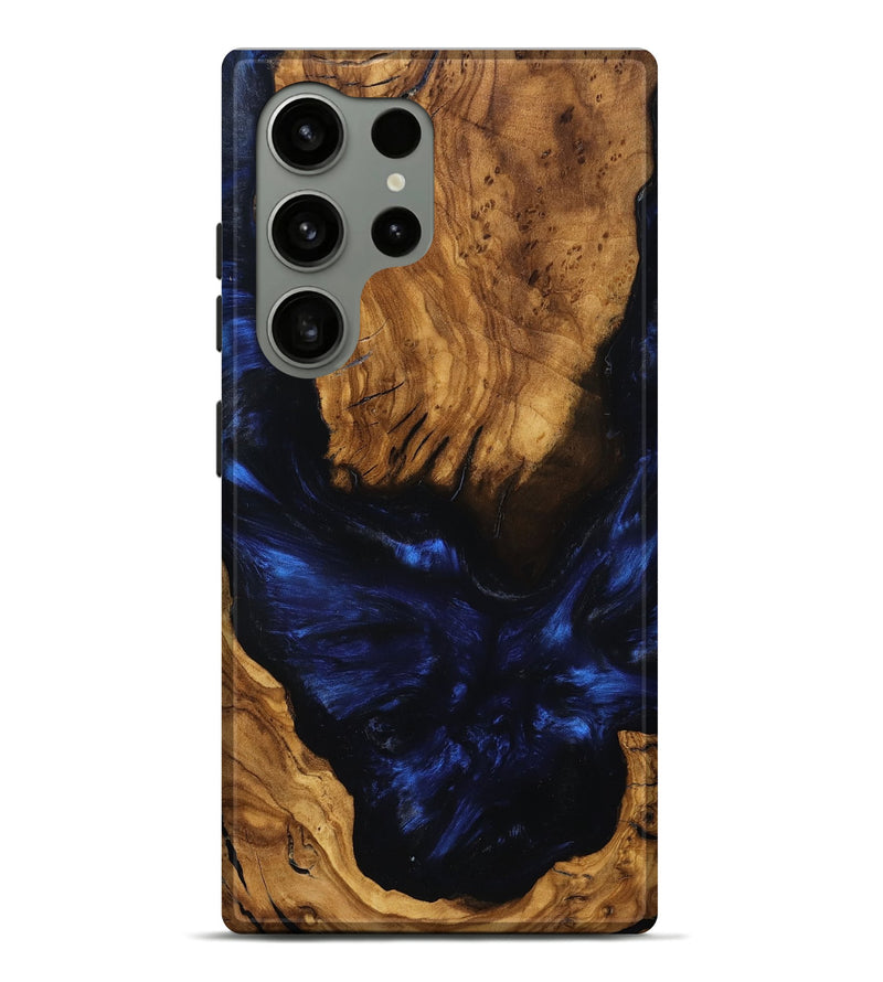 Galaxy S24 Ultra Wood Live Edge Phone Case - Jovan (Ancient Olive, 797681)