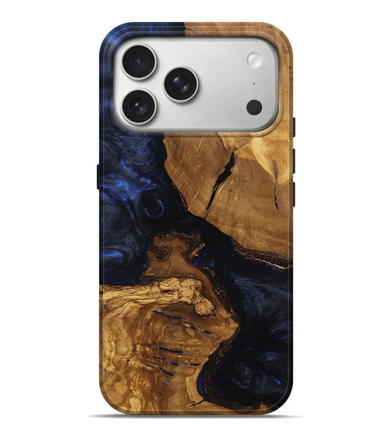 iPhone 17 Pro Max Wood Live Edge Phone Case - Andrew (Ancient Olive, 797689)