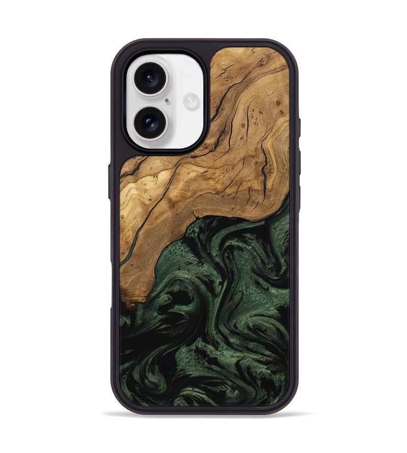 iPhone 17 Wood Phone Case - Shay (Ancient Olive, 797695)