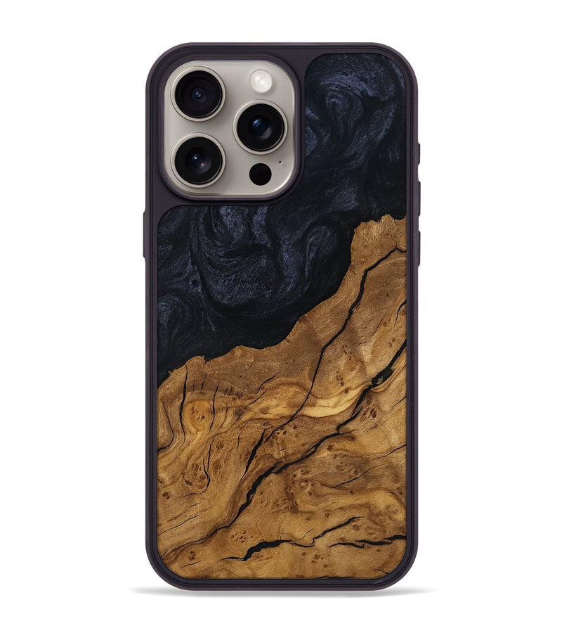 iPhone 15 Pro Max Wood Phone Case - Corene (Ancient Olive, 797712)