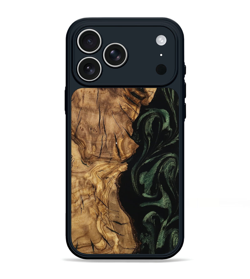 iPhone 17 Pro Max Wood Phone Case - Christ (Ancient Olive, 797745)