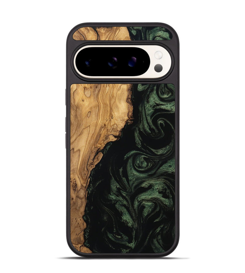 Pixel 9 Pro Wood Phone Case - Janell (Ancient Olive, 797758)