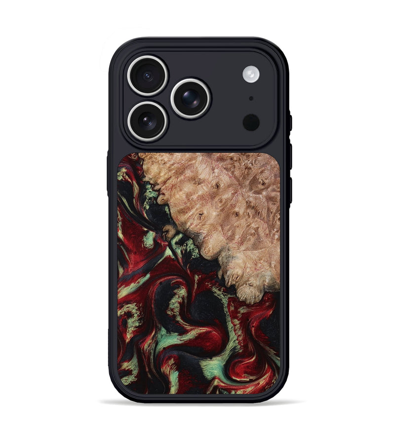 iPhone 17 Pro Wood Phone Case - Kyler (Red, 797767)