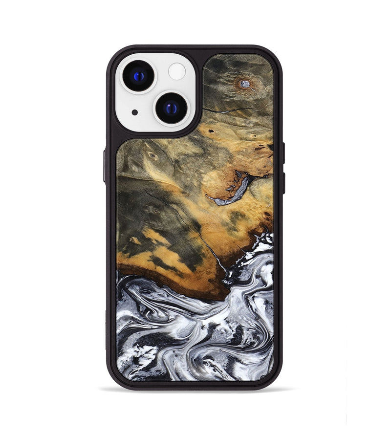 iPhone 13 Wood Phone Case - Rollie (Black & White, 797772)