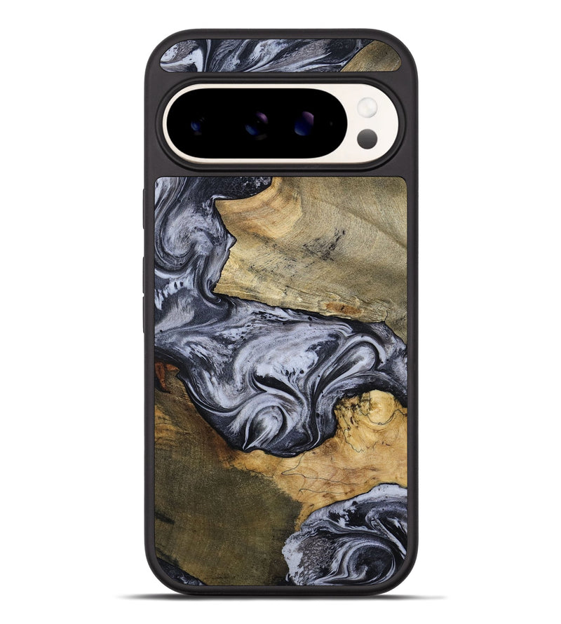 Pixel 9 Pro XL Wood Phone Case - Ahmad (Black & White, 797774)