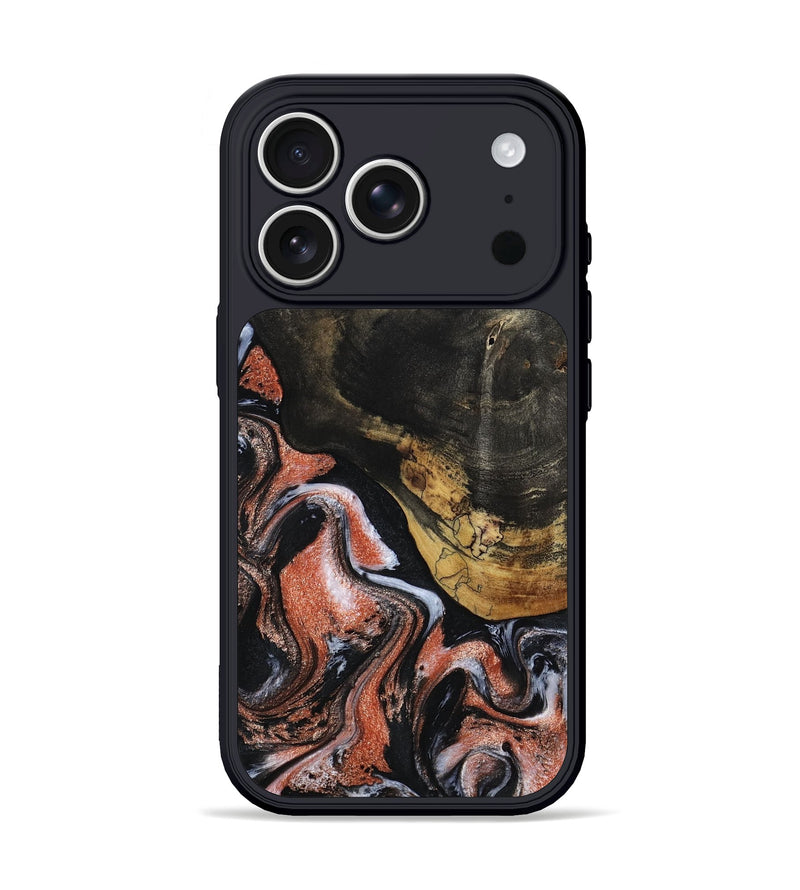 iPhone 17 Pro Wood Phone Case - Raylan (Black & White, 797776)