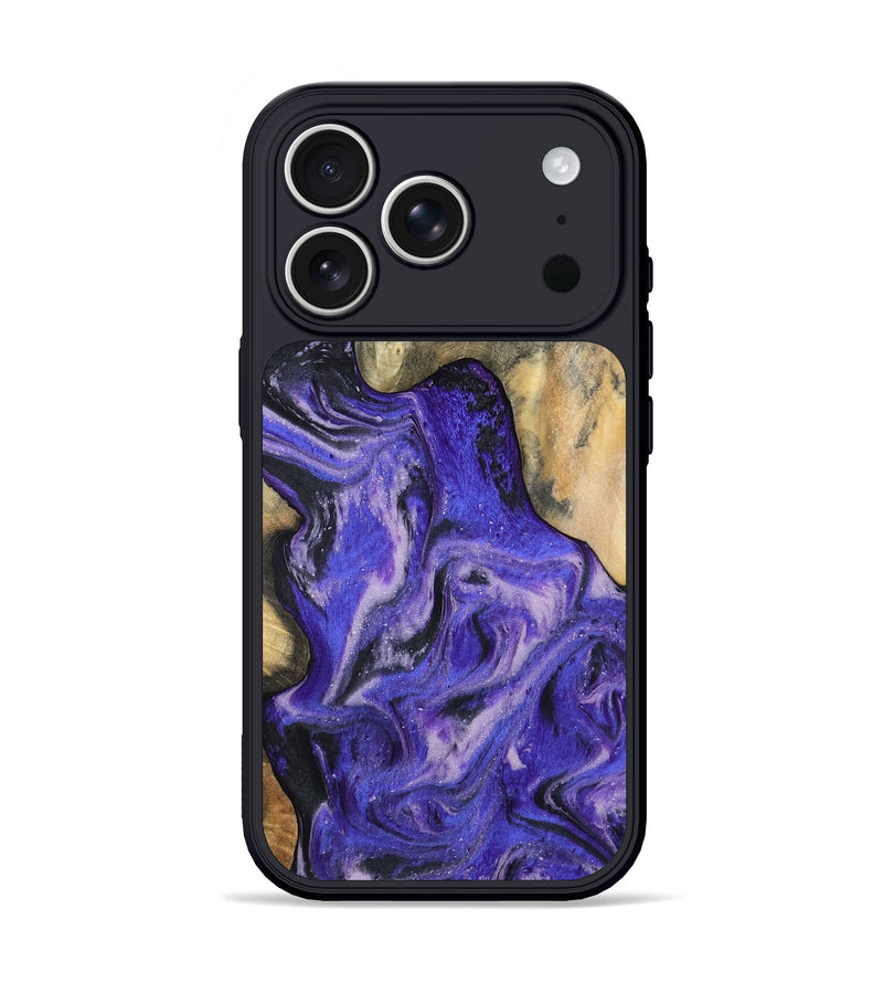 iPhone 17 Pro Wood Phone Case - Leyla (Purple, 797797)