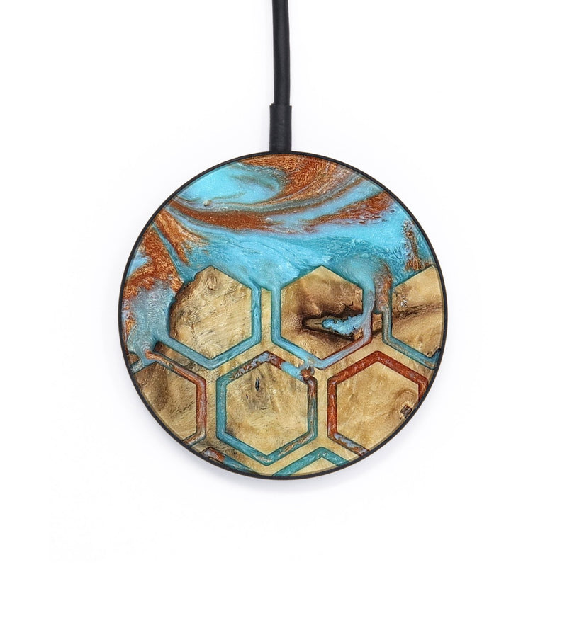 Circle Wood Wireless Charger - Marva (Pattern, 797805)