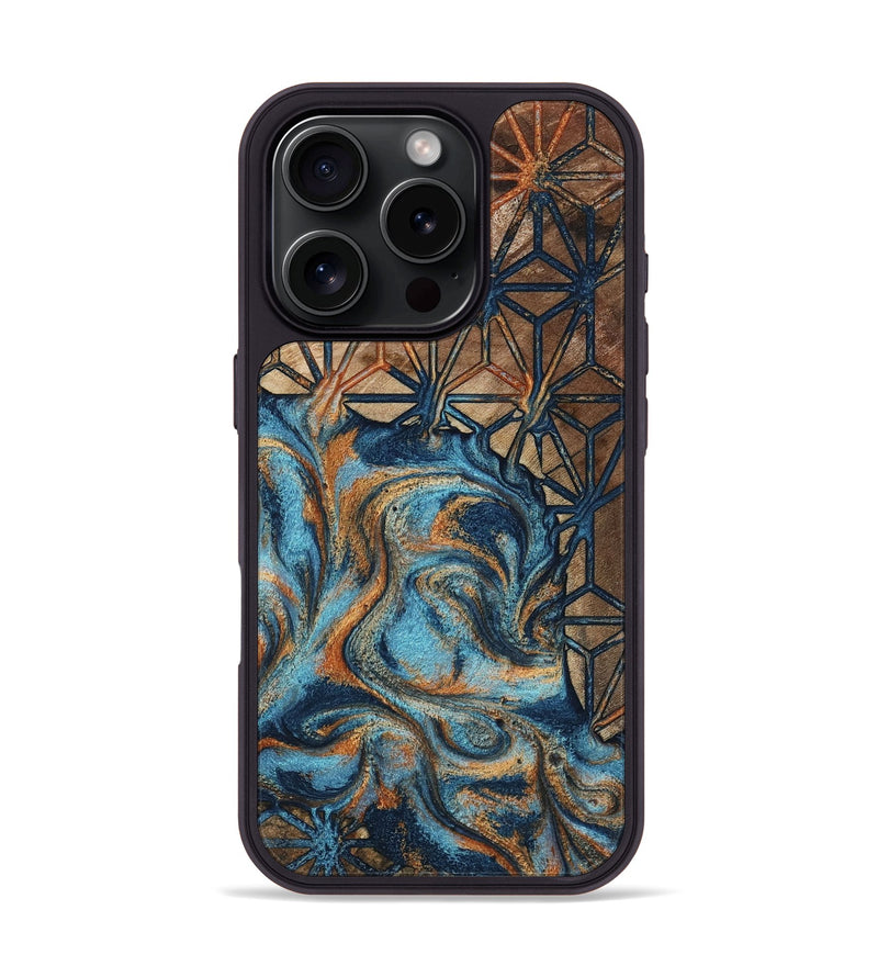 iPhone 16 Pro Wood Phone Case - Kenzie (Pattern, 797814)