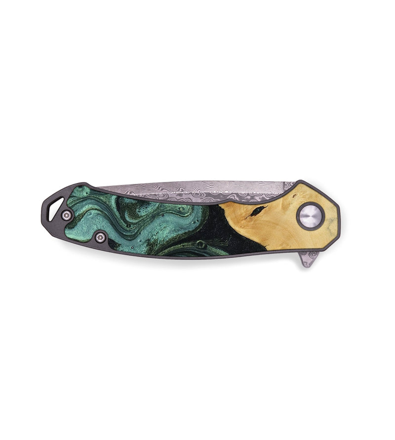 EDC Wood Pocket Knife - Odie (Green, 797828)