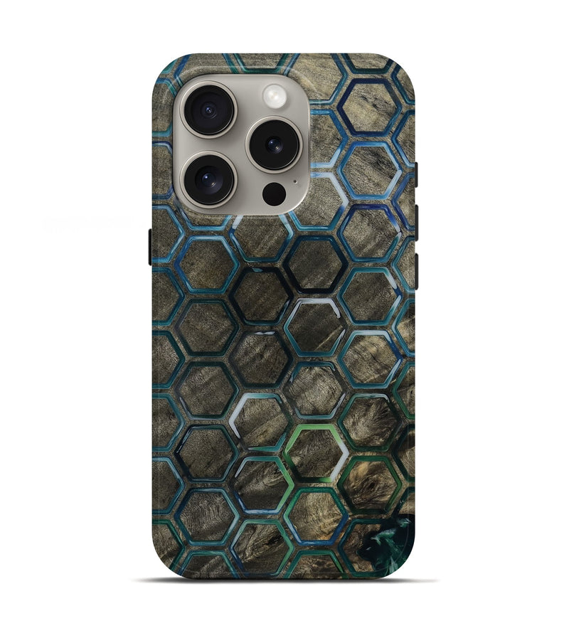 iPhone 16 Pro Wood Live Edge Phone Case - Royalty (Pattern, 797844)