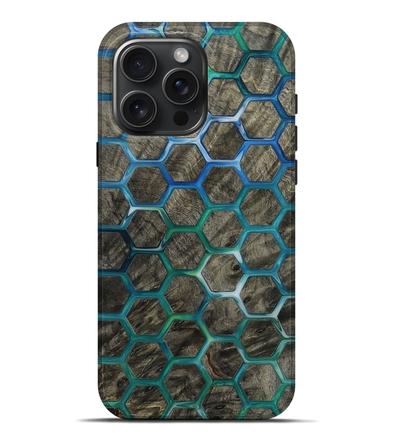iPhone 16 Pro Max Wood Live Edge Phone Case - Dash (Pattern, 797845)