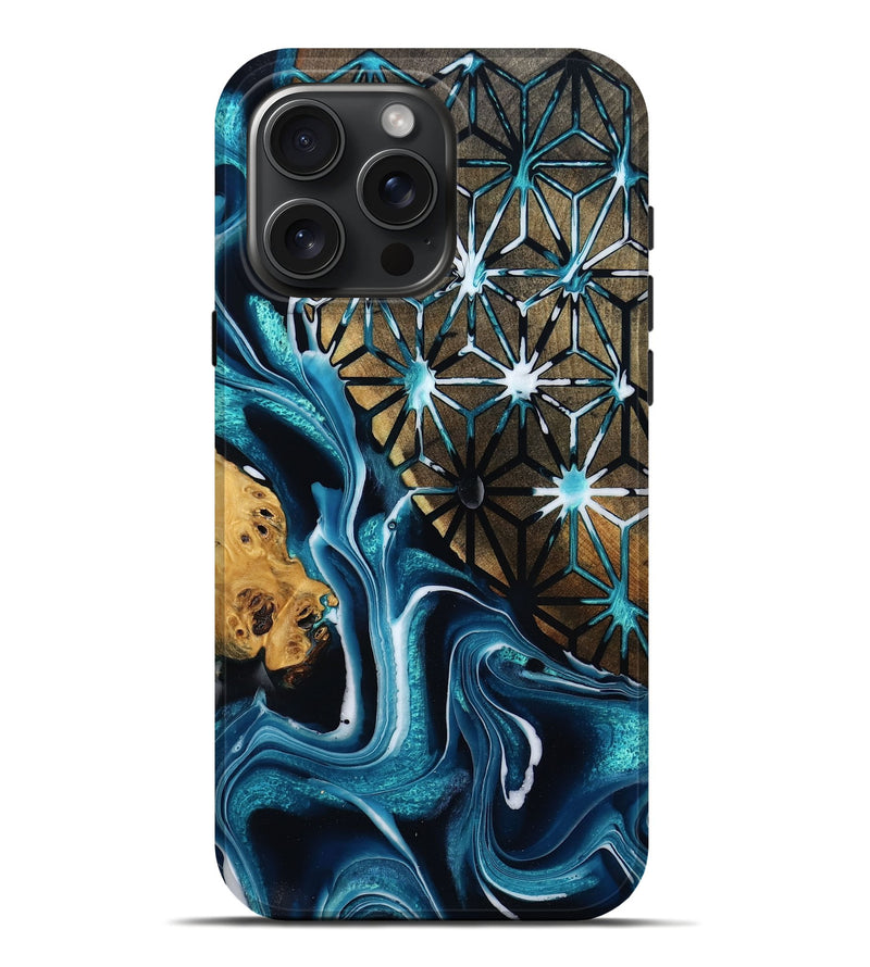 iPhone 16 Pro Max Wood Live Edge Phone Case - Tracee (Pattern, 797848)