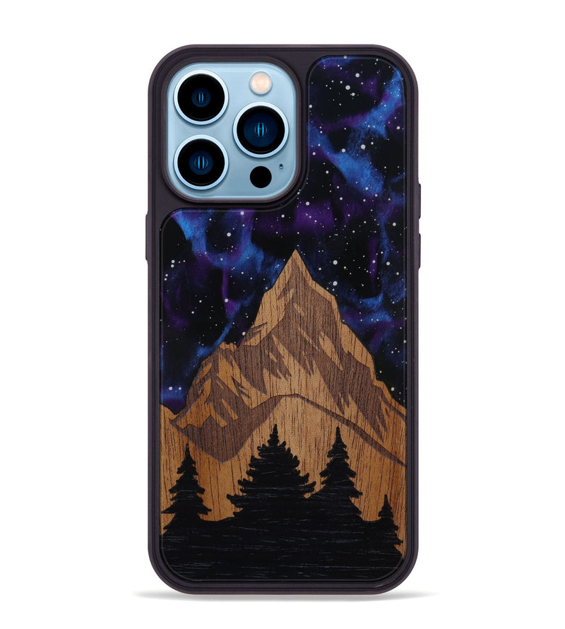 iPhone 14 Pro Max Wood Phone Case - Everest (Terrain)