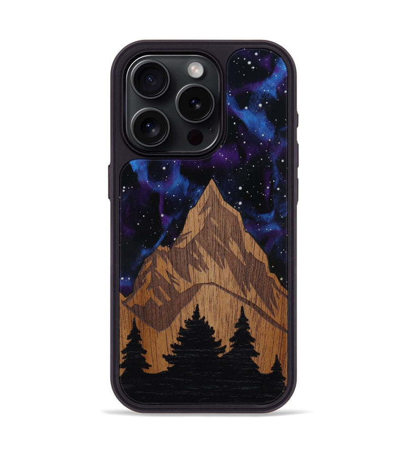 iPhone 15 Pro Wood Phone Case - Everest (Terrain)