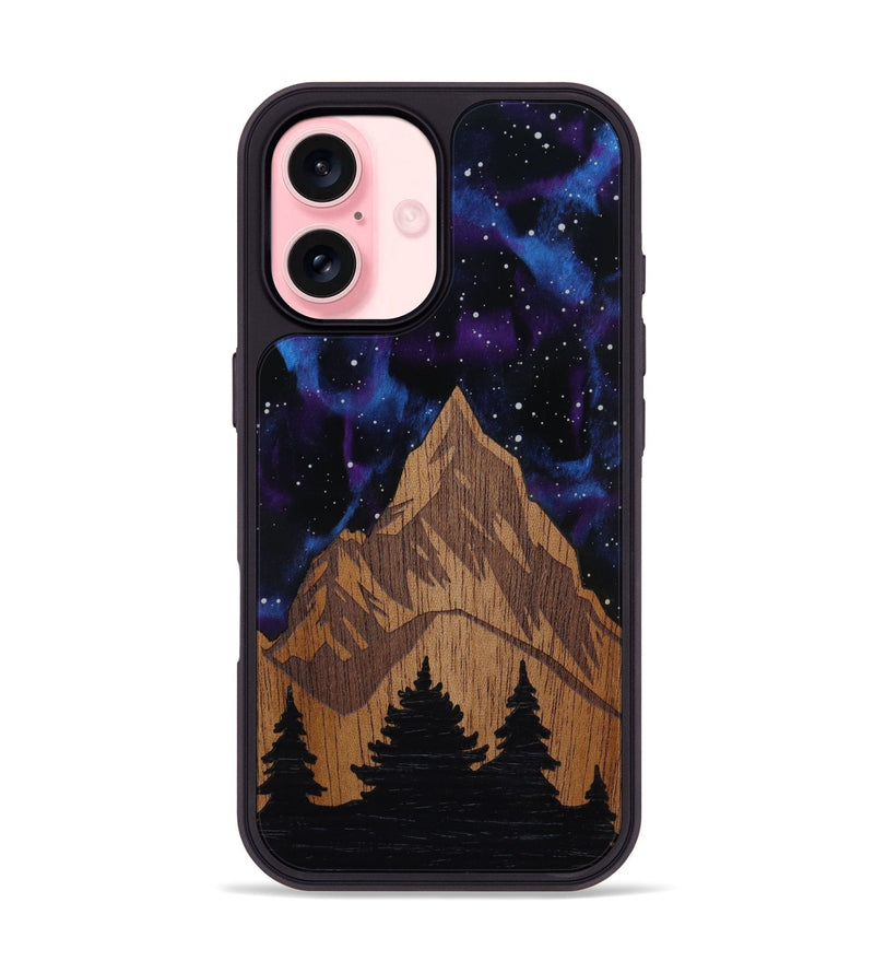 iPhone 16 Wood Phone Case - Everest (Terrain)
