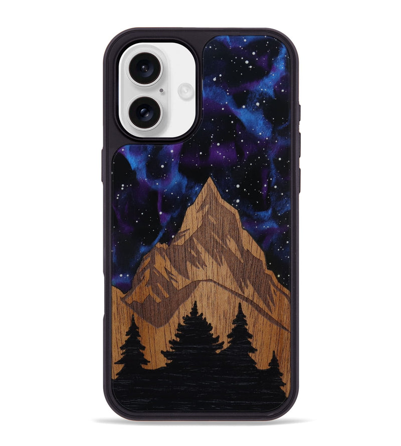 iPhone 16 Plus Wood Phone Case - Everest (Terrain)