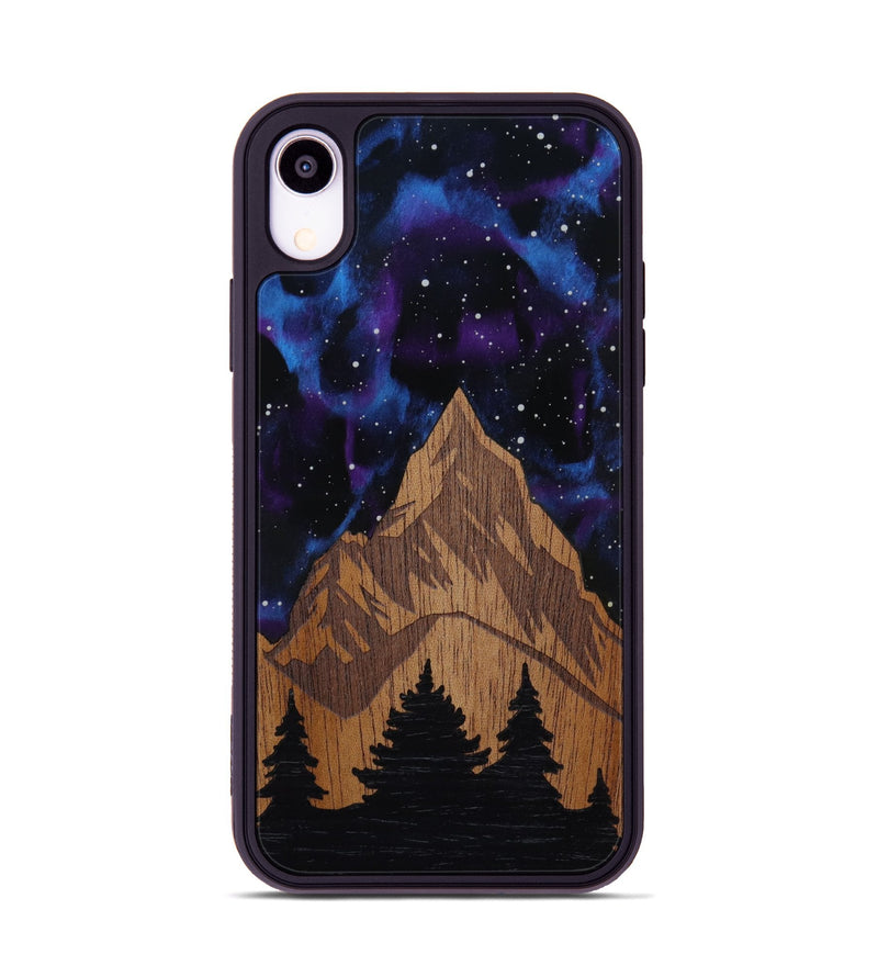 iPhone Xr Wood Phone Case - Everest (Terrain)