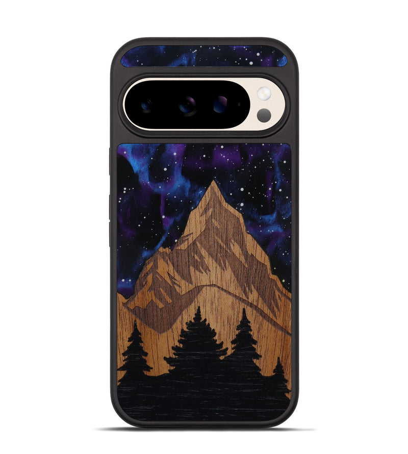 Pixel 10 Pro Wood Phone Case - Everest (Terrain)
