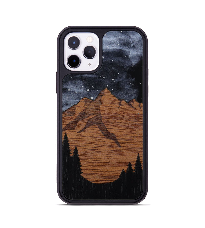 iPhone 11 Pro Wood Phone Case - Bierstadt (Terrain)