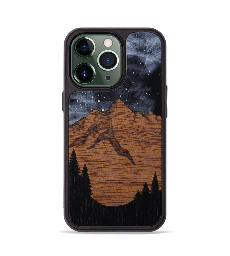 iPhone 13 Pro Wood Phone Case - Bierstadt (Terrain)