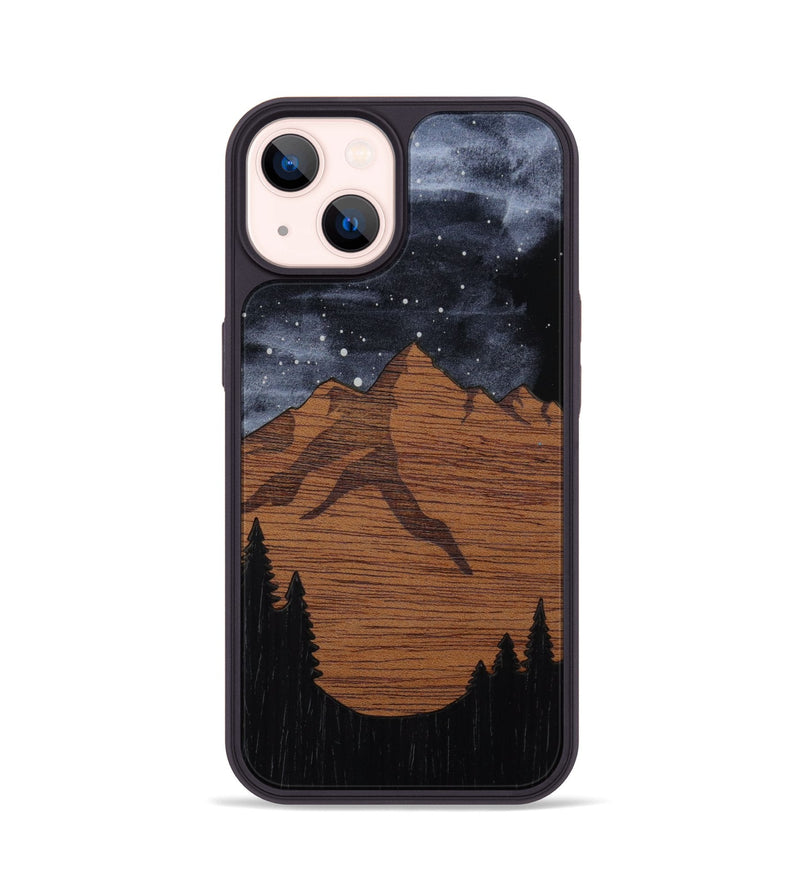 iPhone 14 Wood Phone Case - Bierstadt (Terrain)