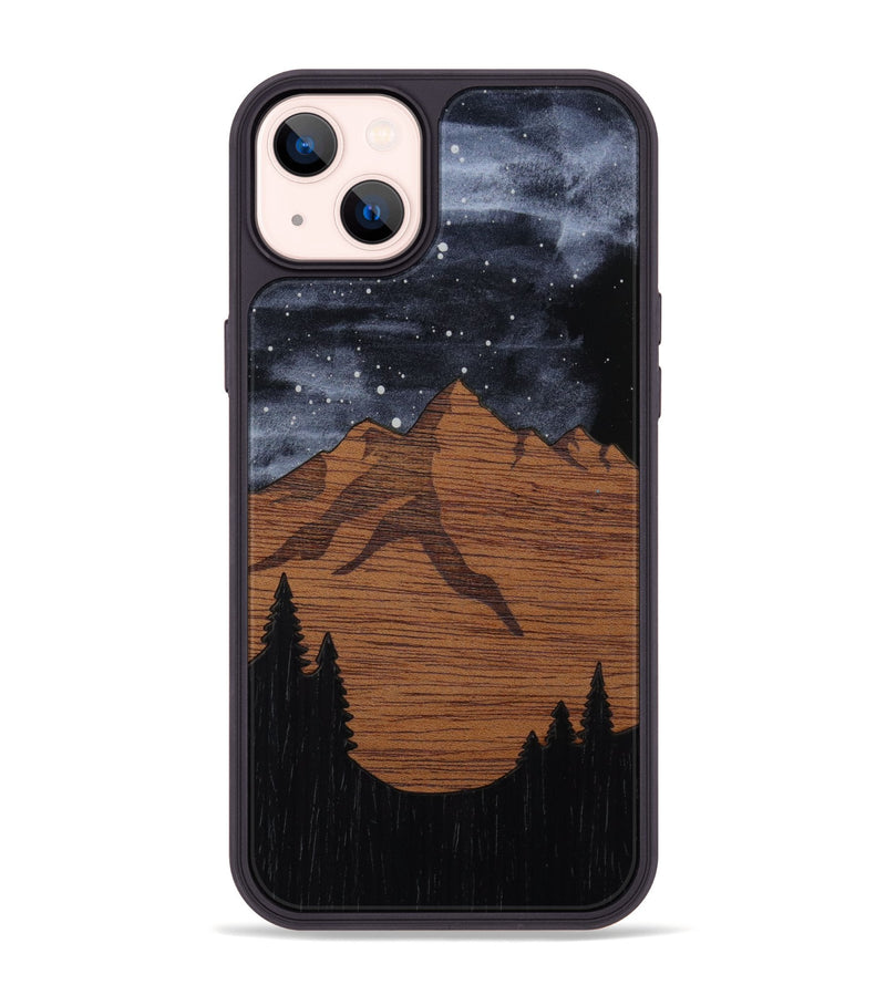 iPhone 14 Plus Wood Phone Case - Bierstadt (Terrain)