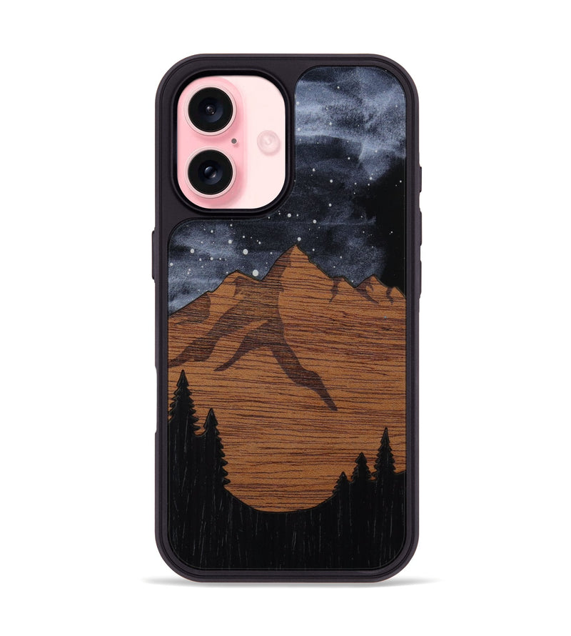 iPhone 16 Wood Phone Case - Bierstadt (Terrain)