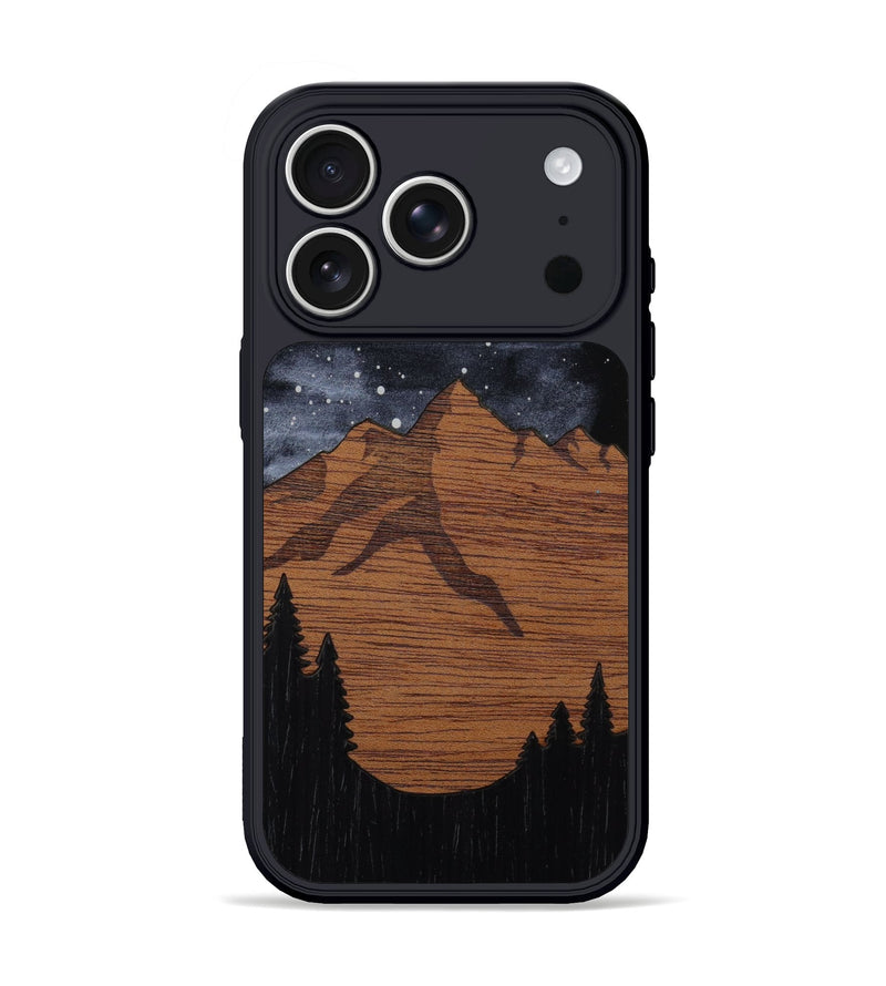 iPhone 17 Pro Wood Phone Case - Bierstadt (Terrain)