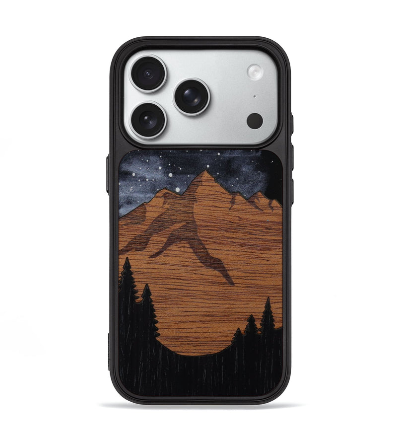 iPhone 18 Pro Wood Phone Case - Bierstadt (Terrain)