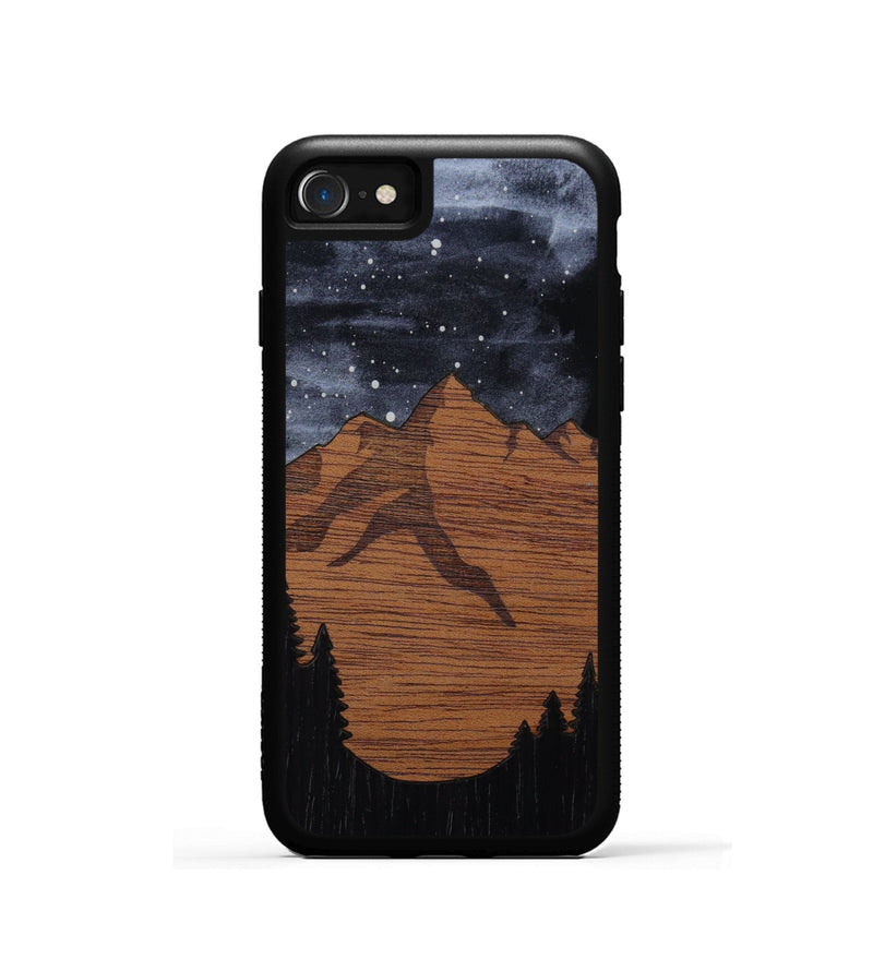 iPhone SE Wood Phone Case - Bierstadt (Terrain)