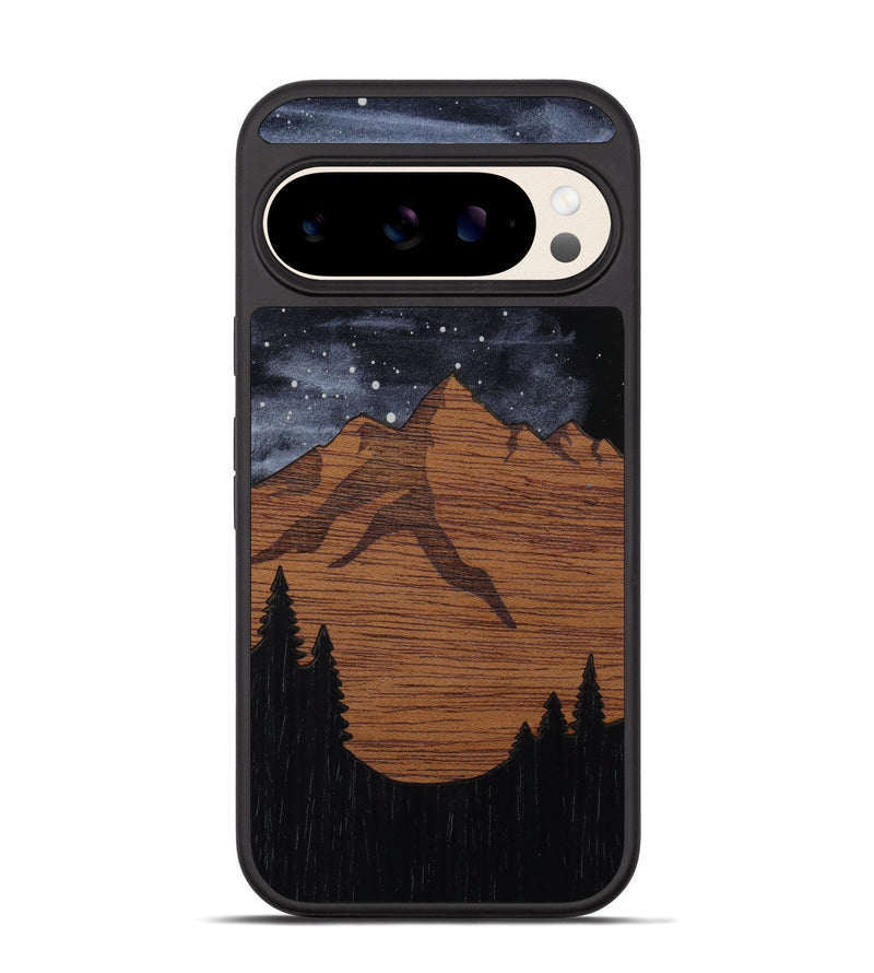 Pixel 10 Pro Wood Phone Case - Bierstadt (Terrain)