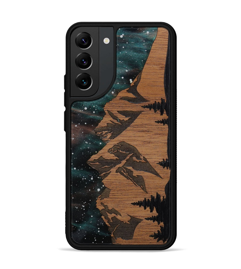Galaxy S22 Plus Wood Phone Case - Tetons (Terrain)