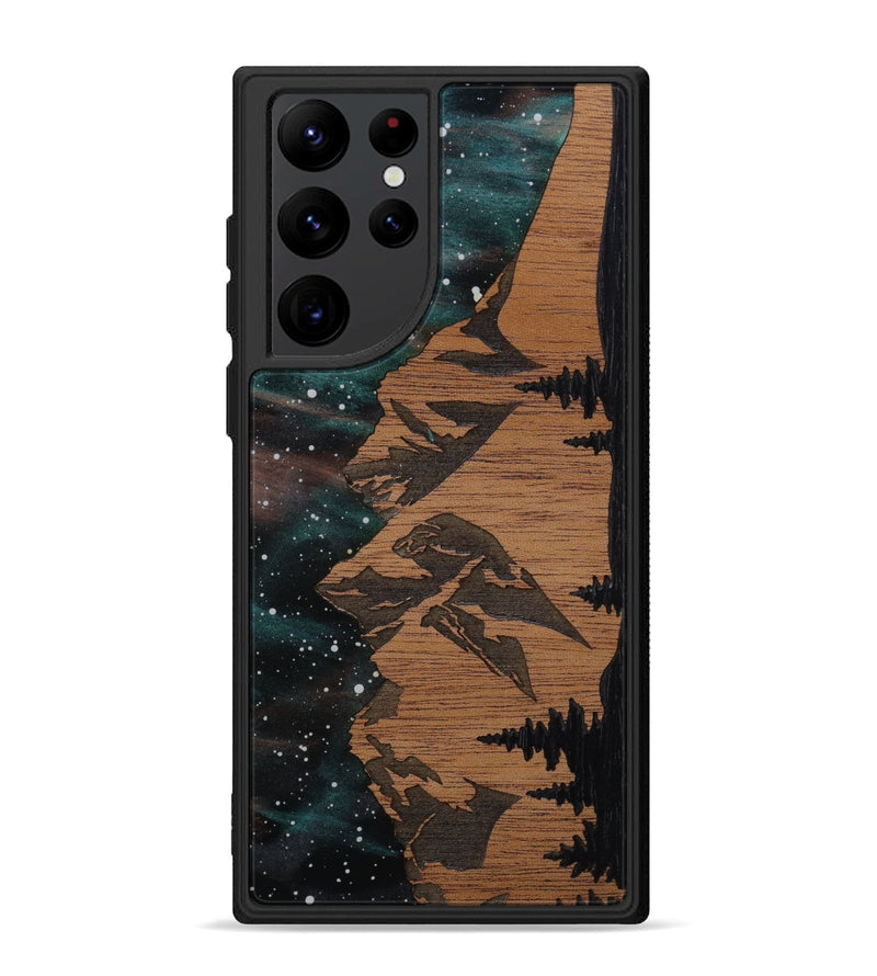 Galaxy S22 Ultra Wood Phone Case - Tetons (Terrain)