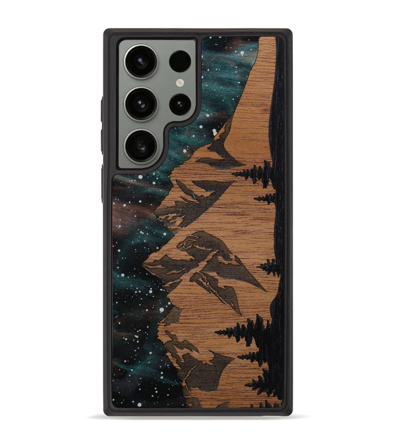 Galaxy S23 Ultra Wood Phone Case - Tetons (Terrain)