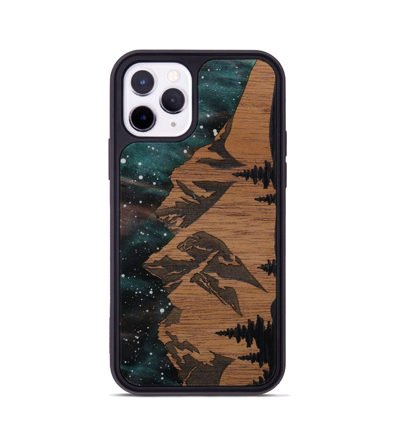 iPhone 11 Pro Wood Phone Case - Tetons (Terrain)