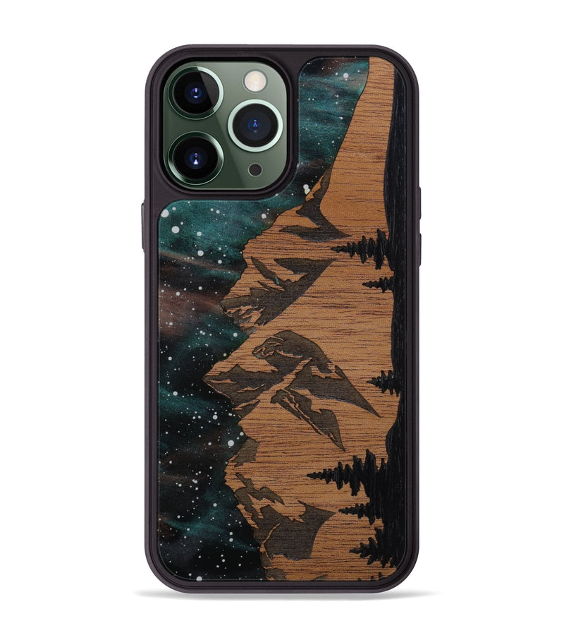 iPhone 13 Pro Max Wood Phone Case - Tetons (Terrain)
