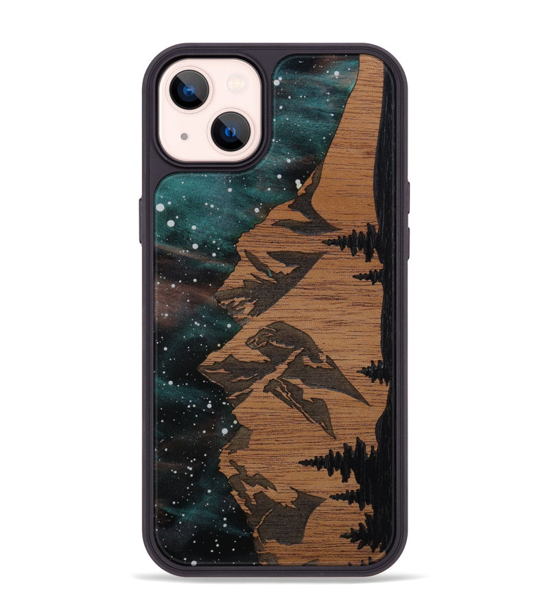 iPhone 14 Plus Wood Phone Case - Tetons (Terrain)