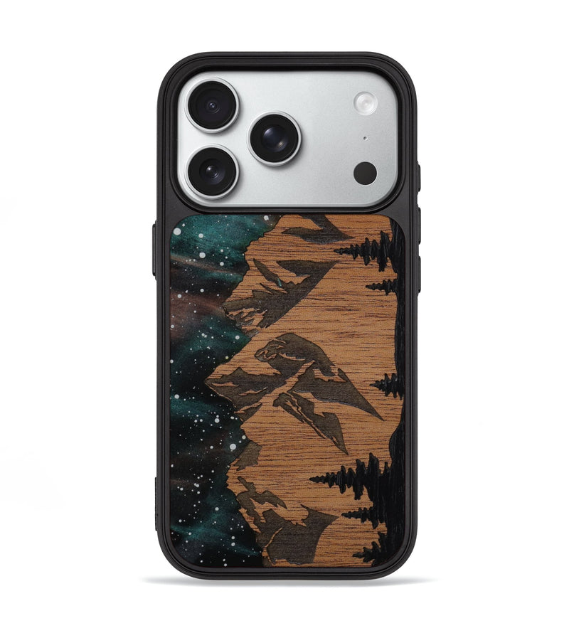 iPhone 18 Pro Wood Phone Case - Tetons (Terrain)
