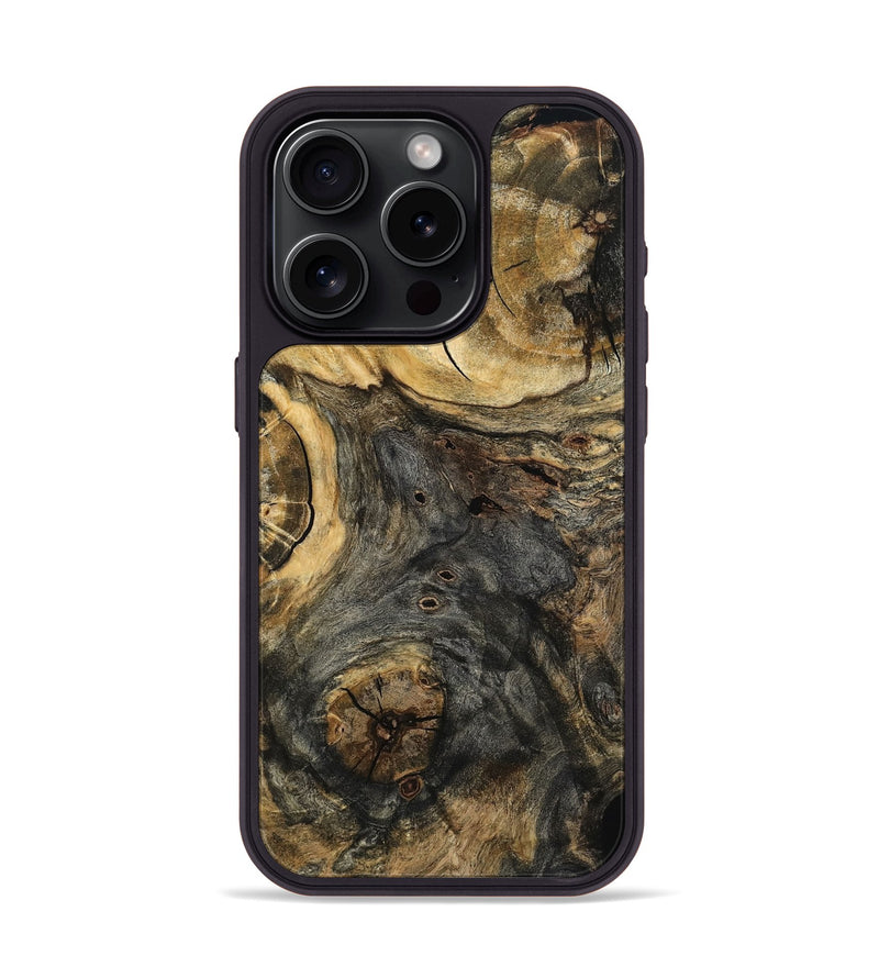 iPhone 15 Pro Wood Phone Case - Yulissa (Wood Burl, 798012)
