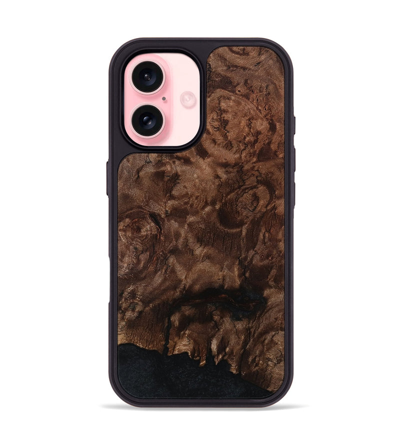 iPhone 16 Wood Phone Case - Yamilet (Wood Burl, 798018)