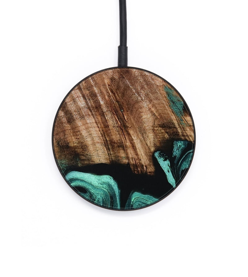 Circle Wood Wireless Charger - Nannie (Green, 798077)