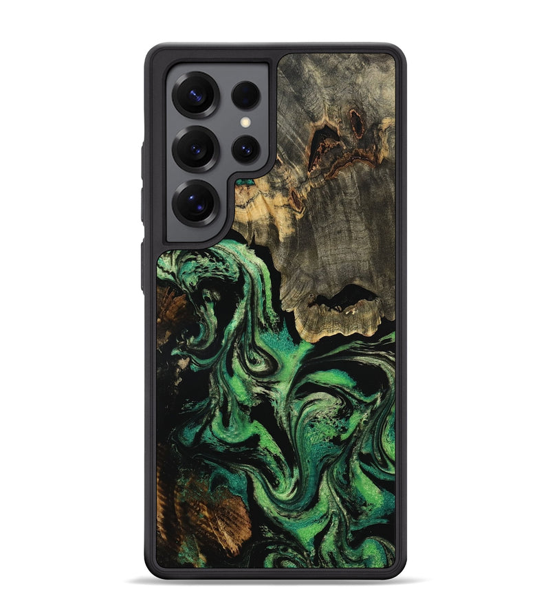 Galaxy S25 Ultra Wood Phone Case - Aleta (Green, 798081)