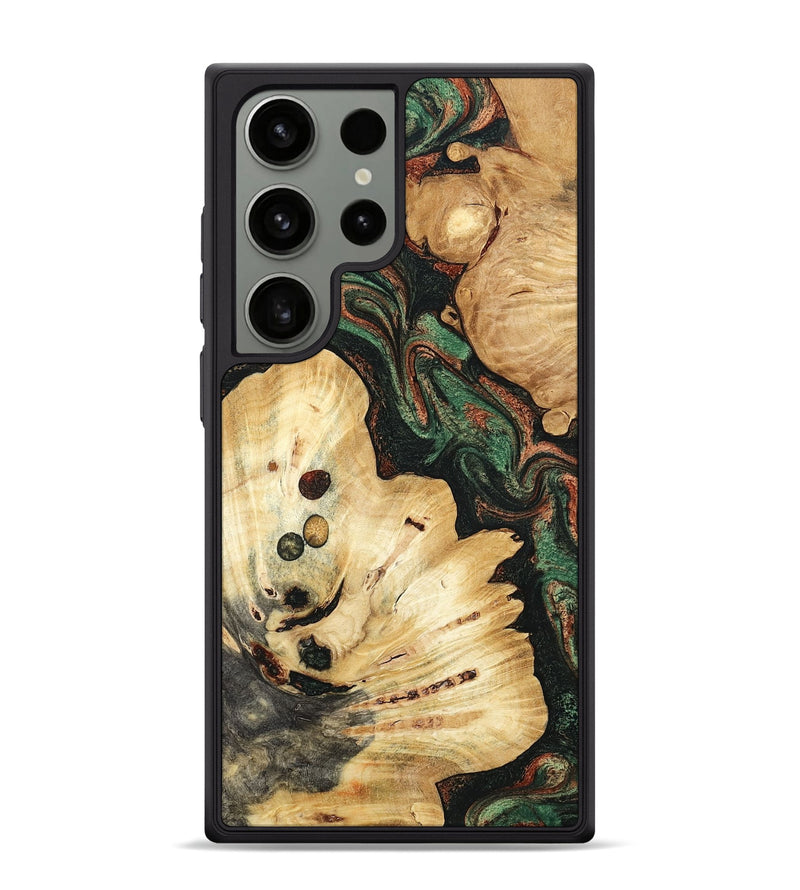 Galaxy S24 Ultra Wood Phone Case - Santos (Green, 798084)