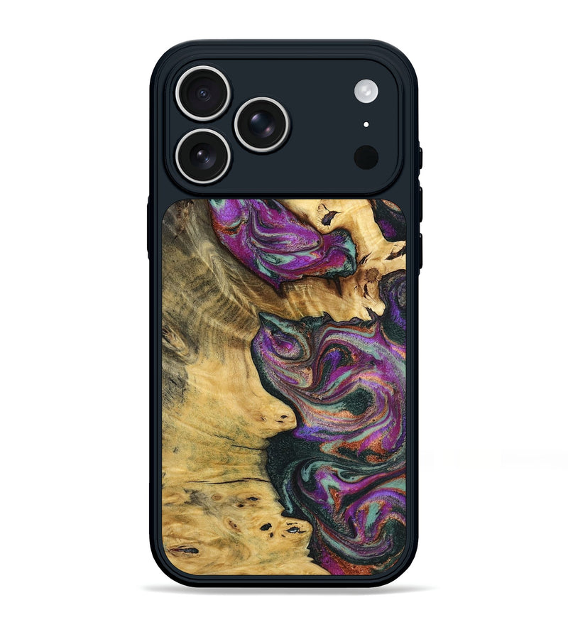iPhone 17 Pro Max Wood Phone Case - Mitch (Green, 798106)