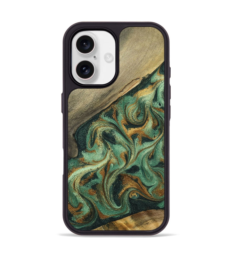 iPhone 17 Wood Phone Case - Gay (Green, 798110)