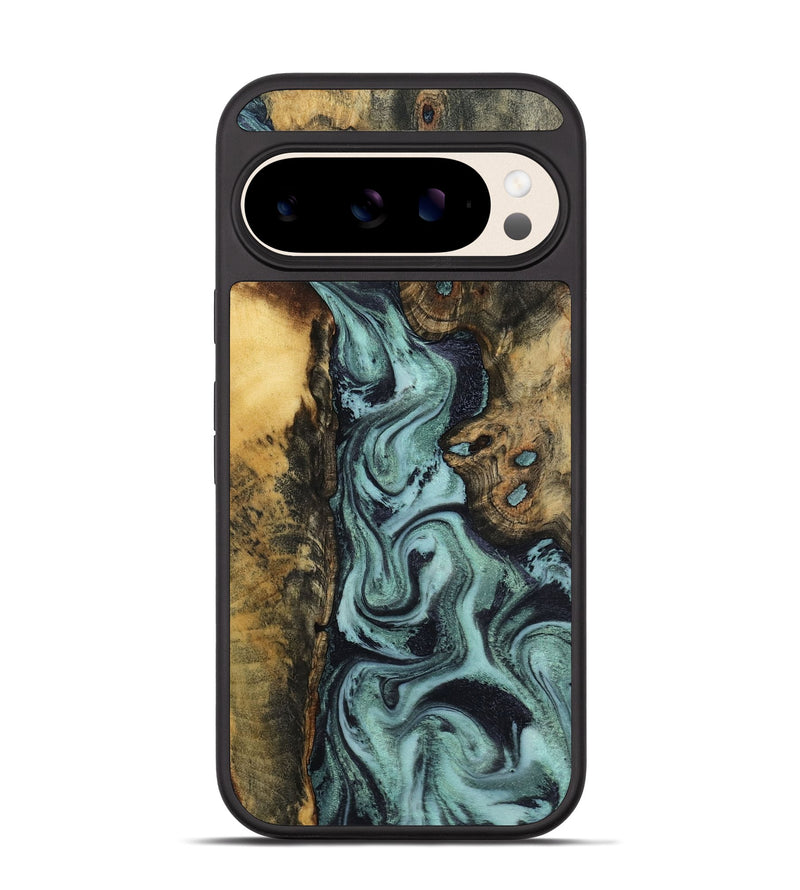 Pixel 10 Pro Wood Phone Case - Brayden (Green, 798111)