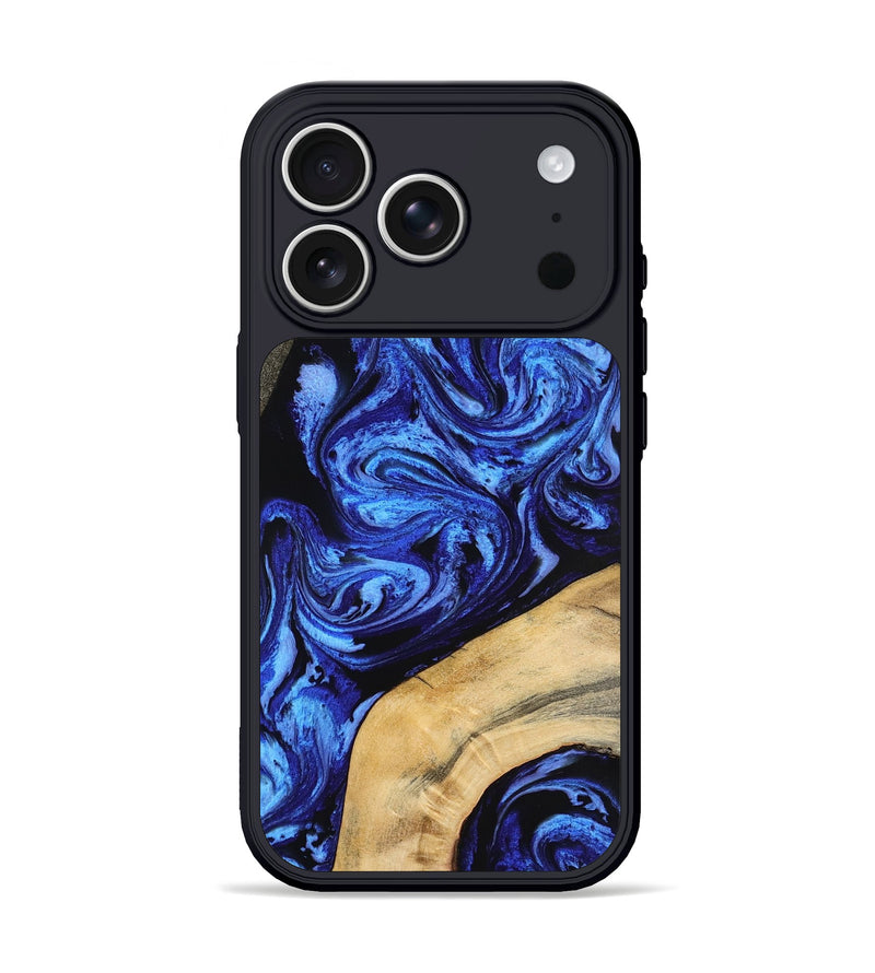 iPhone 17 Pro Wood Phone Case - Mariana (Blue, 798123)